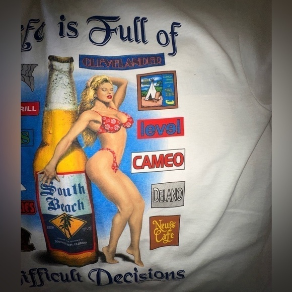 Vintage Xl 2003 Pubs of America t shirt of South Beach,  Florida.‎ NWOT. - Picture 8 of 10
